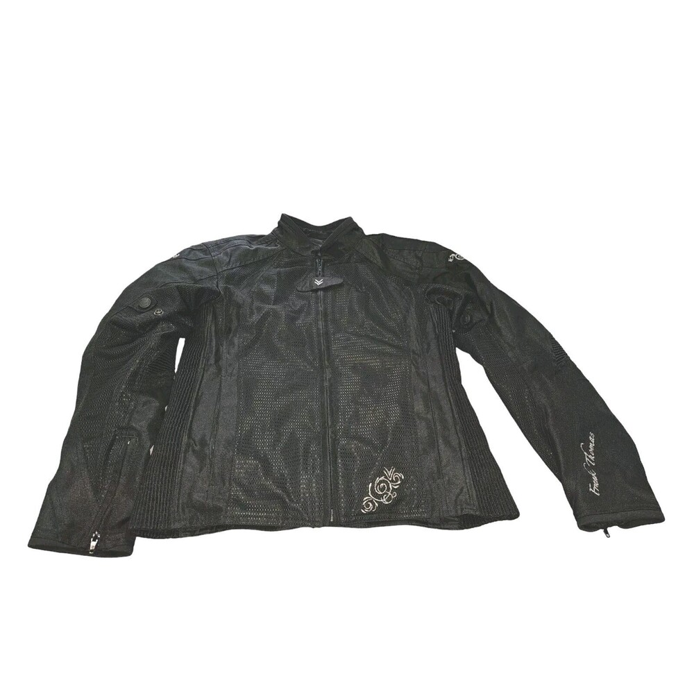 Lady Racer By Frank Thomas Womens Motorcycle Jacket. Size Medium